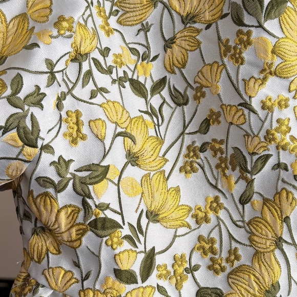 Floral Summer Babydoll Mini Dress with Square Neckline - Picture 10 of 11